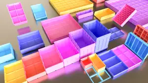Stackable Storage Boxes Optimized for 3D Print
