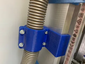 Support aspiration CNC