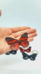 Butterfly keychain