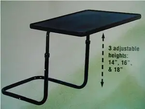 Bed table clamp/clip