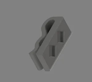 Magnetic curtain connector clip for 5x5x2mm magnet
