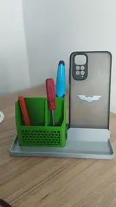 Desk organizer plate