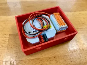 Compact box for MDT BE-02001.02 KNX binary input device connection on the field