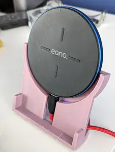 Phone stand with wireless charger
