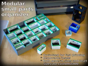 Modular small parts organizer