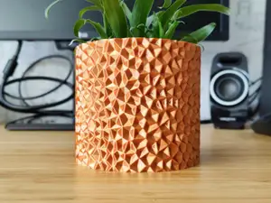 Pyrite Voronoi Pot and Planter - Vase mode design