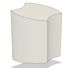 2022-2020 Cup hole insert (blank for modification) for Ford Escape