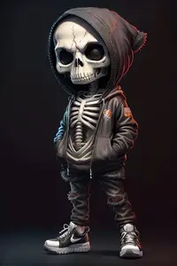 SKULL 3D Painting, convert your image into art By Art3Dchoix et HueForge