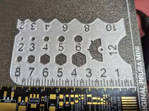 The ULTIMATE Card-sized Measuring Tool - Ruler, Chamfer, Bolt Gauge