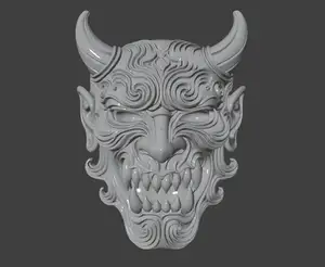 Japanese Demon Wall Mask