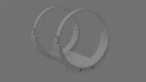 Telescope Tube Rings + Dovetail + Secondary Scope Mount