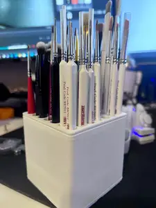 Gridfinity Brush Organizer and Bin (Version 2)