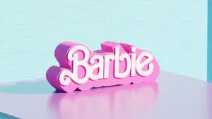 Barbie Movie - Letters/Logo for Decoration