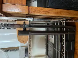 Lee Enfield Bayonet Wall Mount Display With Sheath Display Mount