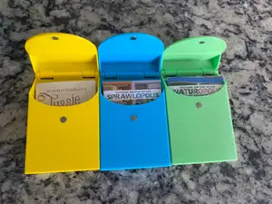 Hinged Card Box--Button Shy, MTG