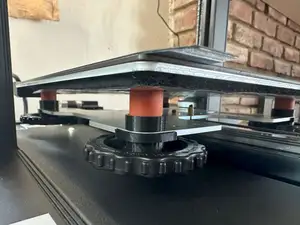 Bed screw spacers for Ender 3 S1 silicone mounts