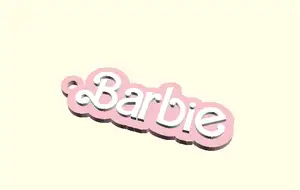 Barbie Edition - Custom Name Tag/Keychain