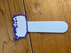 Pusheen Cat Bookmark - Happy and Winking