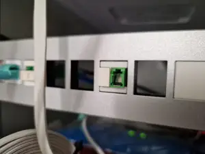 Keystone to fiber SC/LC converter reverse mount
