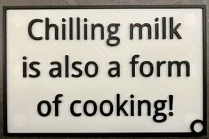 Chilling Milk is also a form of cooking!