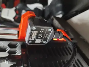 X axis motor cable wire protection strain relief Prusa's Mk3 and Mk4