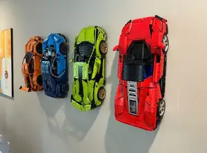 Wall Mounts for LEGO Technic Supercars (Porsche, Lamborghini, Bugatti, Ferrari)