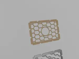Grill for 6x9 with 2.3 inch tweeter cutout