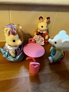 Dolls house table and chairs