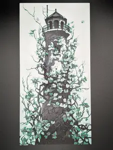 Tower and Vines - HueForge - Customizable