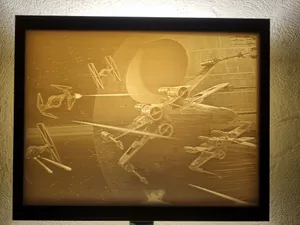 Lithophane Frame for Table Lamp