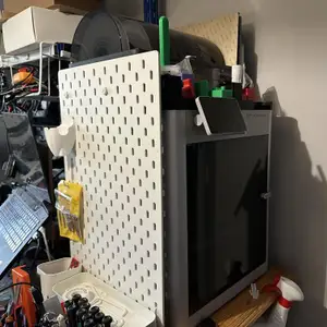 IKEA SKADIS mount for Bambu Lab X1C/P1S (requires AMS)