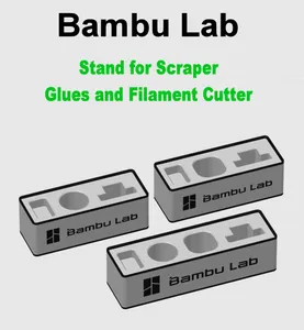 Bambu Lab - Stand For Scraper - Stick and Liquid Glue - Filament Cutter - Three Versions