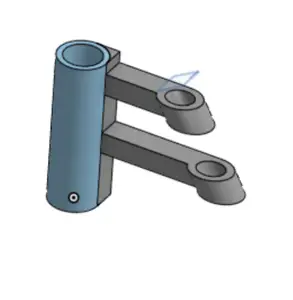 expresslrs ELRS antena vertical mount