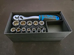 BGS 1/4 Socket Set Gridfinity iBoxx