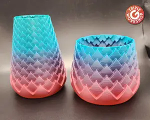 Lotus Spiral Vases V1