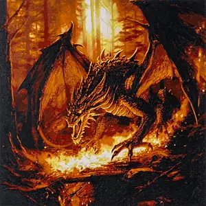 Fire Dragon HueForge