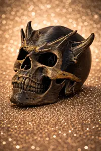 Alien Skull – Dark Fantasy 3D Print with Extreme Detail