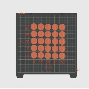 Creality Ender 3 KE Ironing Calibration Test (10–30% Flow / 10–30 mm/s) – Smooth Top Layer