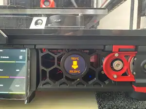 Mount for Knomi display in front skirt for Voron V2.4 350 and 300.