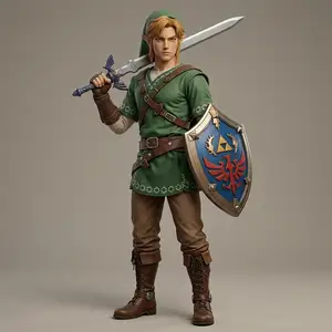 Video Games - Legend of Zelda - Link - 1986