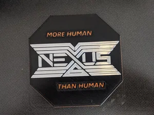 Blade Runner - Nexus 6 Coaster. More Human Than Human.