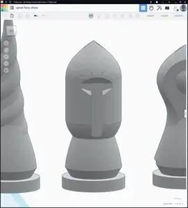 Corinthian Chess Soldier - Vase Mode