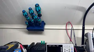 Ceiling-mount for Wera screwdrivers (1.5 - 8mm hex)