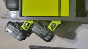 Ryobi Battery Holder for Ryobi wall mounted shelf cabinet