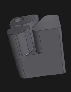 Lerdge IX stronger X-axis timing belt fixing block