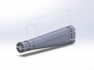Simple PTFE tube splitter