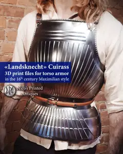 "Landsknecht" Cuirass (Armor in the 16th Century Maximilian Style)
