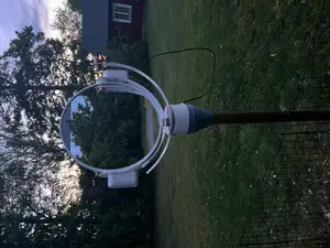 Caia heliostat fencepost holder