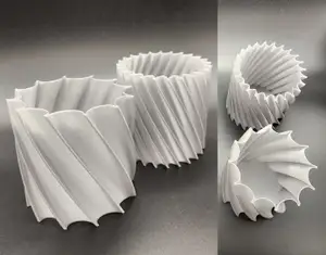 Auger Spiral Vases