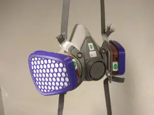Dust filter cover for 3M mask